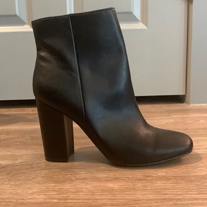 Black booties - brand is Bamboo. Never worn, super cute basic black boot. S 10
